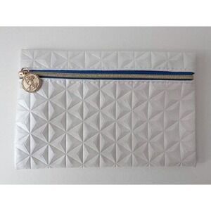 5/$20 NWOT Glam Bag March 2023 Greek Goddess‎ Zipper White Geometric Texture